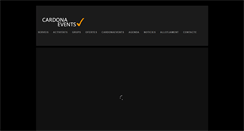 Desktop Screenshot of cardonaevents.com